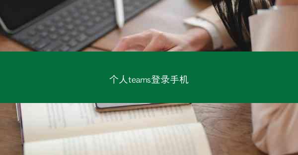 个人teams登录手机