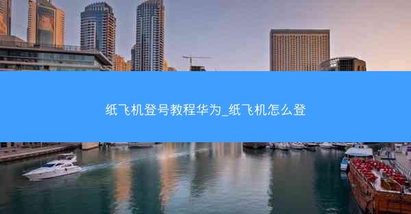 纸飞机登号教程华为_纸飞机怎么登