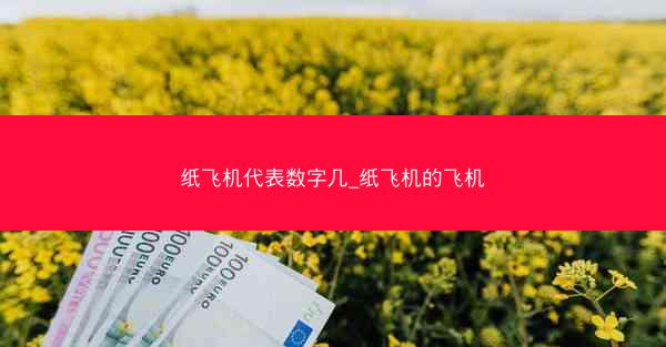 纸飞机代表数字几_纸飞机的飞机