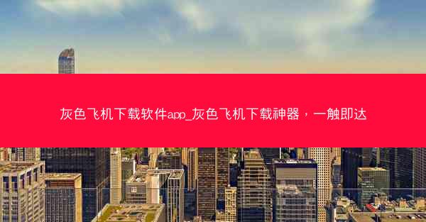灰色飞机下载软件app_灰色飞机下载神器，一触即达