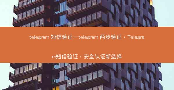 telegram 短信验证—telegram 两步验证：Telegram短信验证，安全认证新选择